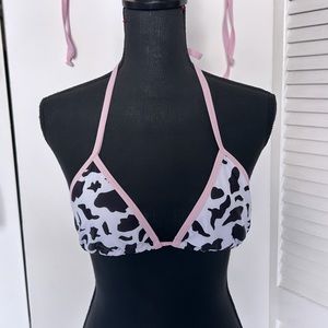 RAVE WONDERLAND Cow Print Bikini Set